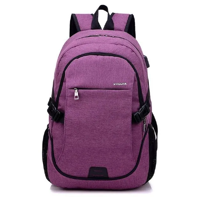 High Density and Water Repellent Multi Layer Compartment Computer Backpack