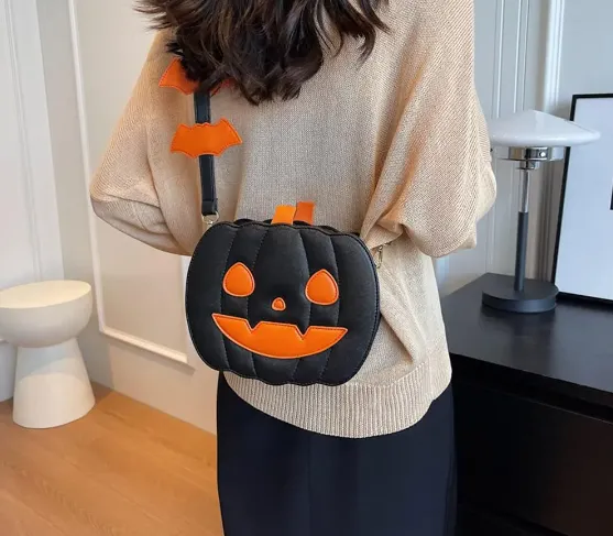 Instant Shipping! Halloween Pumpkin Bag