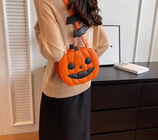 Instant Shipping! Halloween Pumpkin Bag