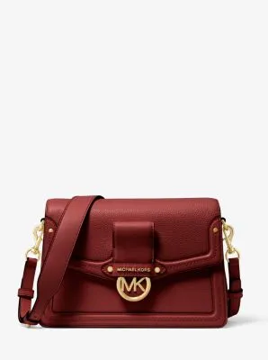 Jessie Medium Pebbled Leather Shoulder Bag