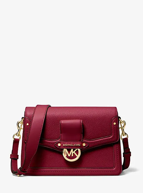 Jessie Medium Pebbled Leather Shoulder Bag