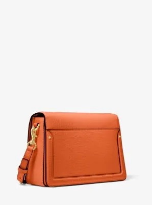 Jessie Medium Pebbled Leather Shoulder Bag