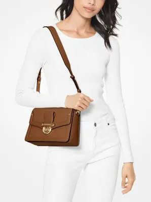 Jessie Medium Pebbled Leather Shoulder Bag