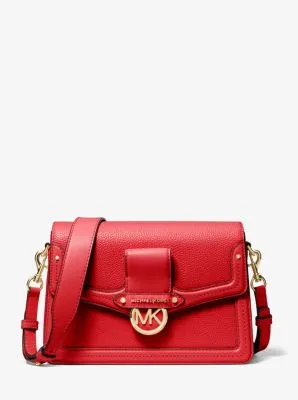 Jessie Medium Pebbled Leather Shoulder Bag