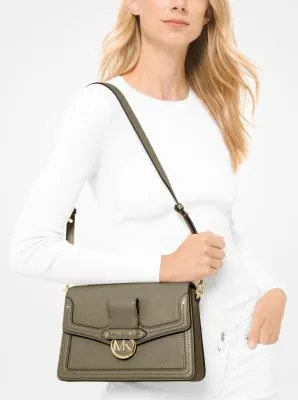 Jessie Medium Pebbled Leather Shoulder Bag