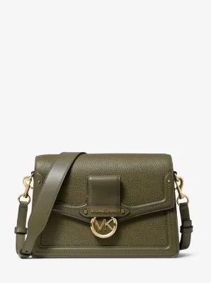 Jessie Medium Pebbled Leather Shoulder Bag