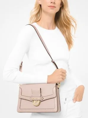 Jessie Medium Pebbled Leather Shoulder Bag