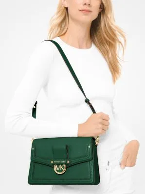 Jessie Medium Pebbled Leather Shoulder Bag