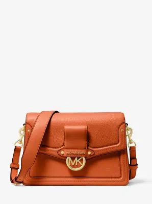 Jessie Medium Pebbled Leather Shoulder Bag