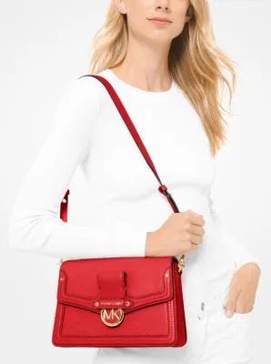 Jessie Medium Pebbled Leather Shoulder Bag