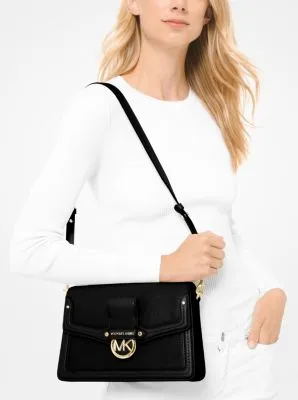 Jessie Medium Pebbled Leather Shoulder Bag