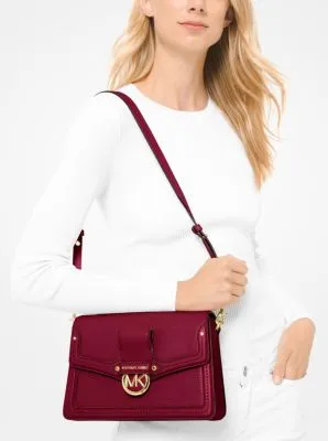 Jessie Medium Pebbled Leather Shoulder Bag