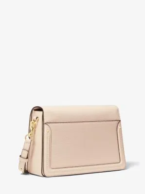 Jessie Medium Pebbled Leather Shoulder Bag