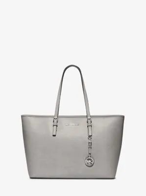 Jet Set Medium Saffiano Leather Top-Zip Tote Bag