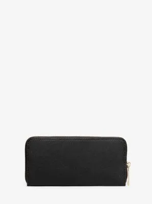 Jet Set Travel Saffiano Leather Continental Wallet