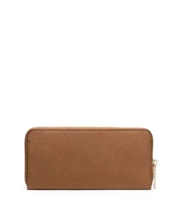 Jet Set Travel Saffiano Leather Continental Wallet