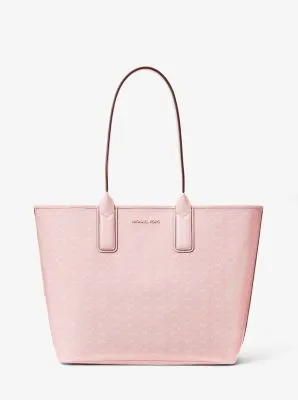 Jodie Large Logo Jacquard Tote Bag