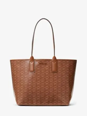 Jodie Large Logo Jacquard Tote Bag