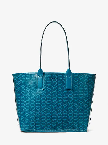 Jodie Large Logo Jacquard Tote Bag