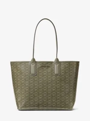 Jodie Large Logo Jacquard Tote Bag