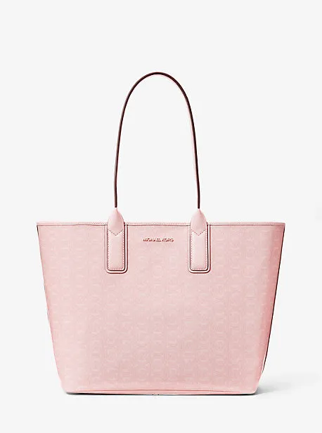 Jodie Large Logo Jacquard Tote Bag