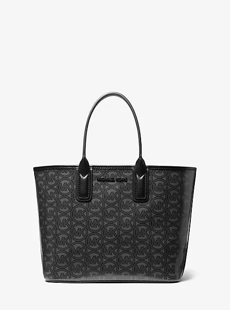 Jodie Small Logo Jacquard Tote Bag