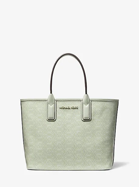 Jodie Small Logo Jacquard Tote Bag