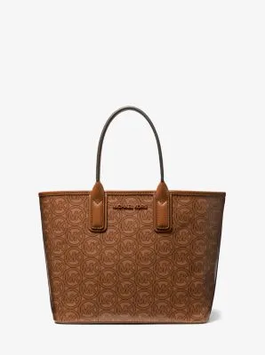 Jodie Small Logo Jacquard Tote Bag