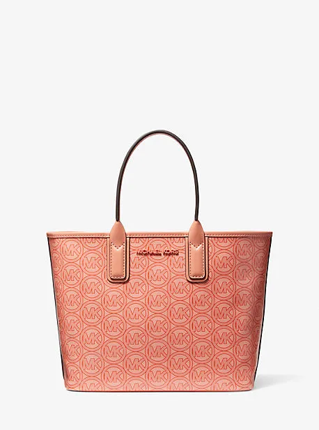 Jodie Small Logo Jacquard Tote Bag