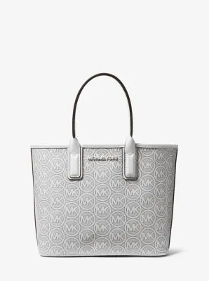 Jodie Small Logo Jacquard Tote Bag