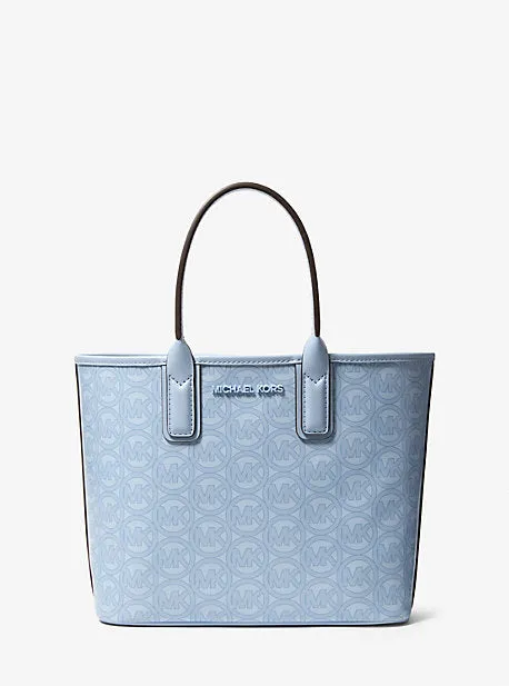 Jodie Small Logo Jacquard Tote Bag