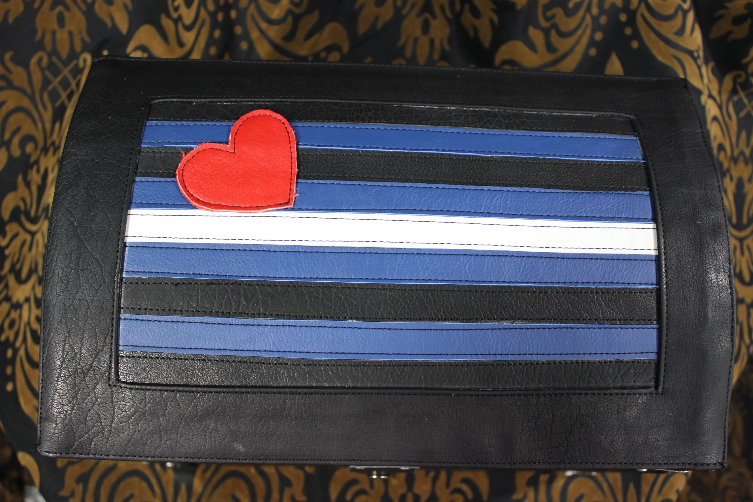 Leather Bound Treasure Chest (Leather Pride Flag)