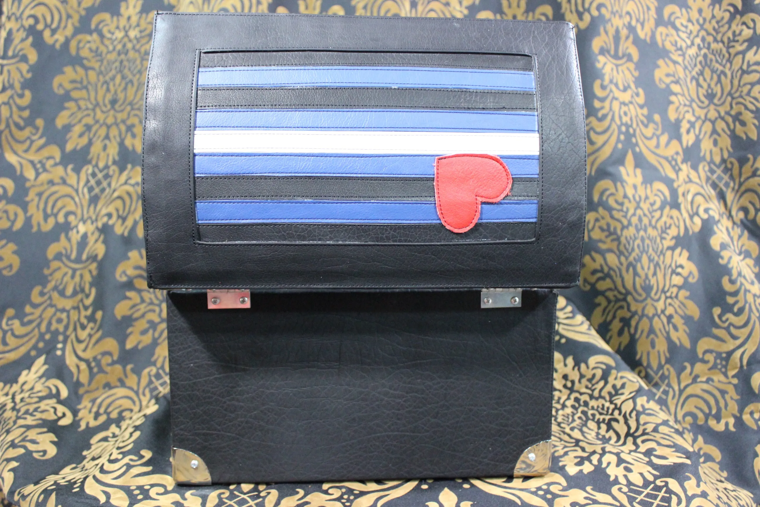 Leather Bound Treasure Chest (Leather Pride Flag)