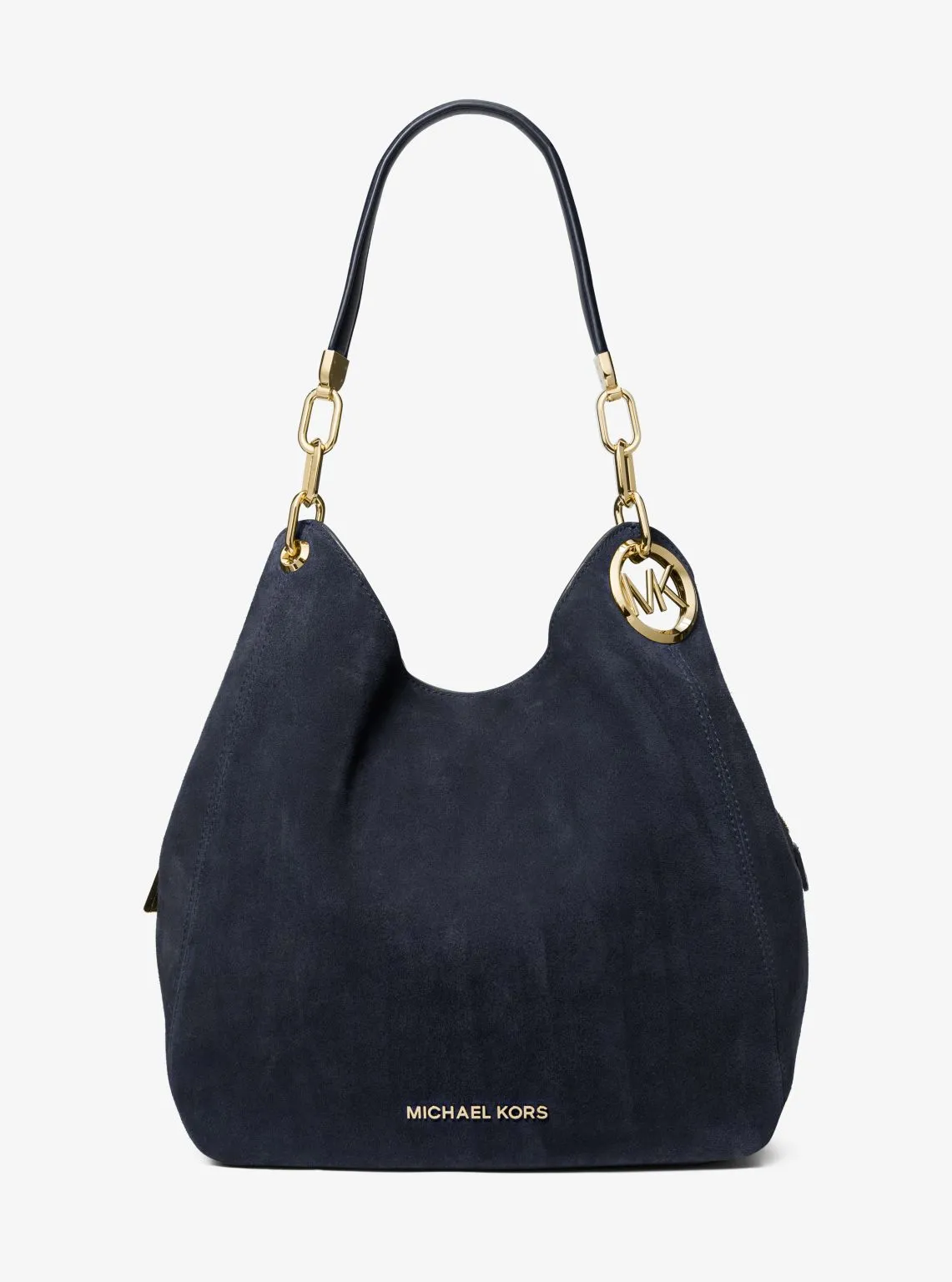 Lillie Large Suede Shoulder Bag