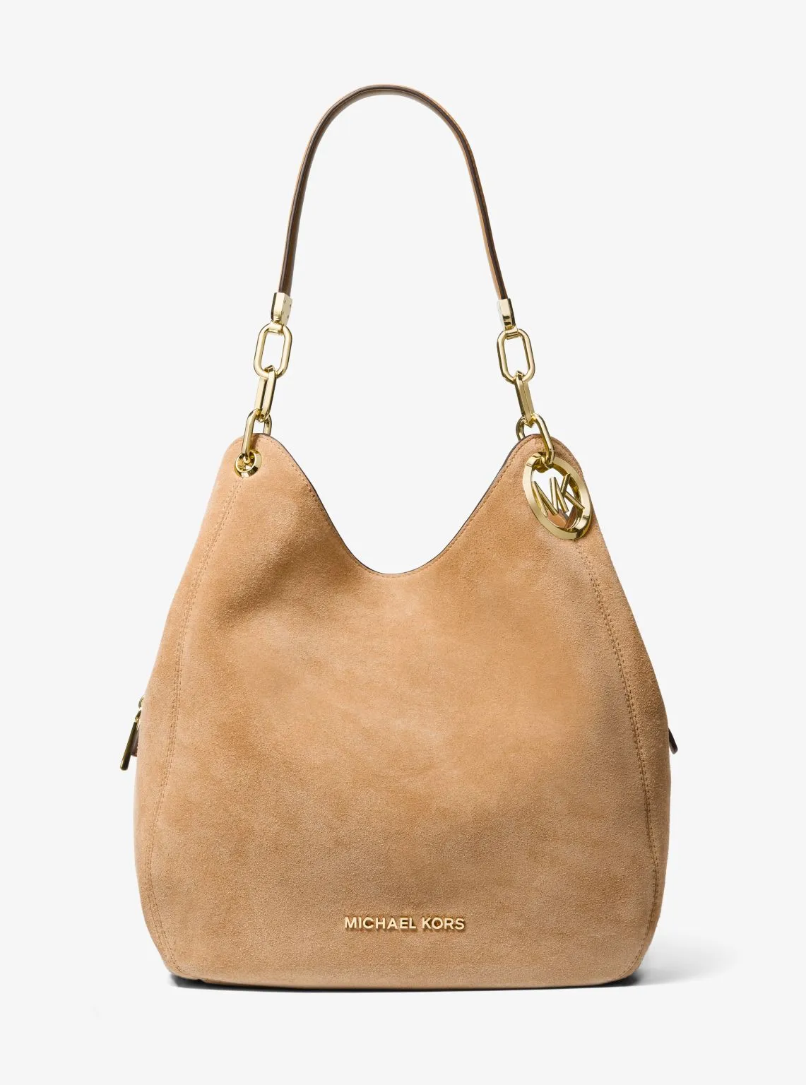 Lillie Large Suede Shoulder Bag