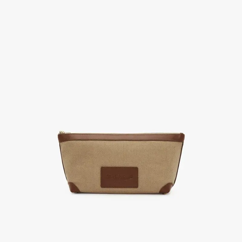 Lindfield Washbag - Fawn/Whiskey