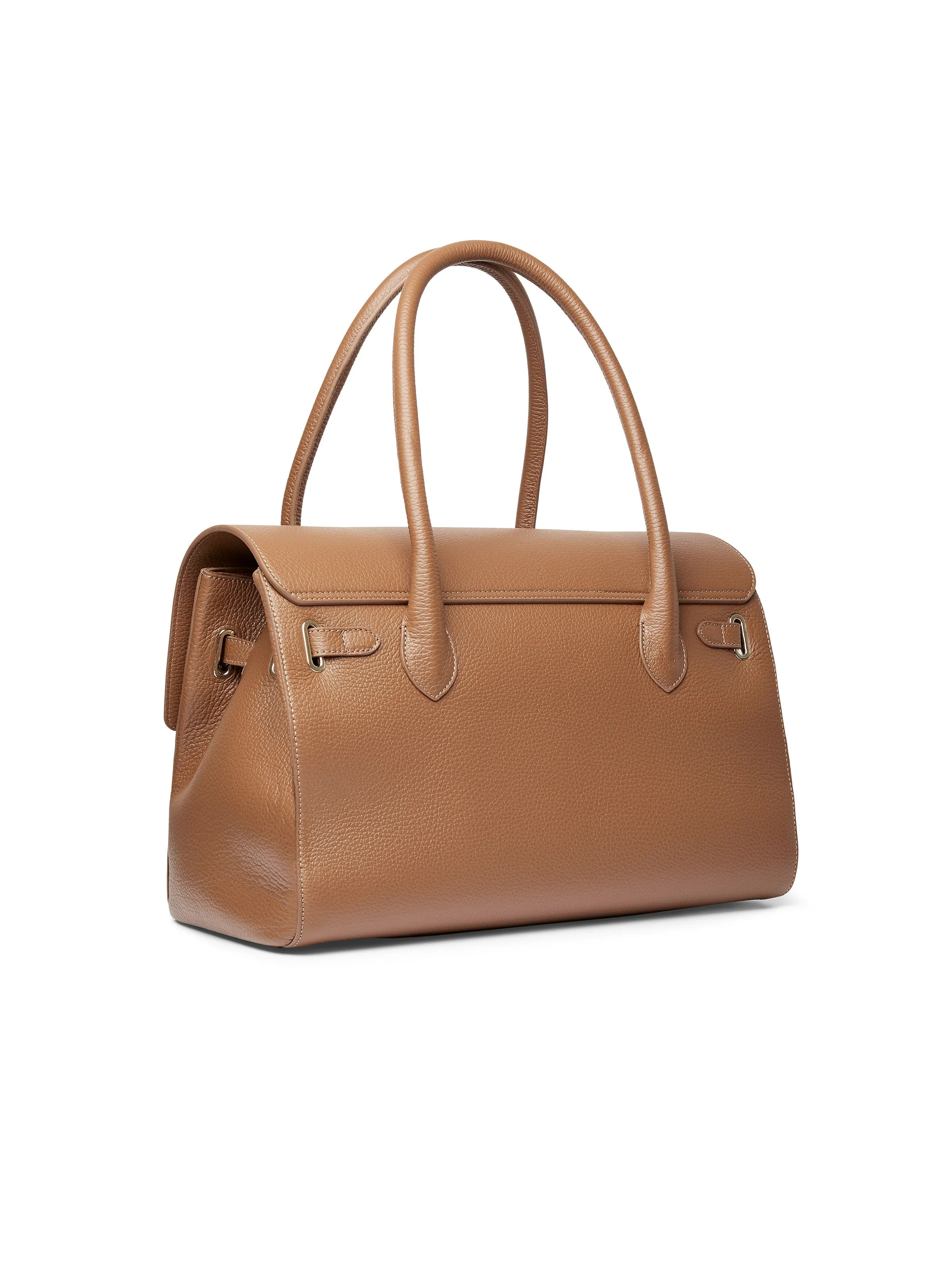 Loxley Shoulder Bag - Pebbled Tan Leather