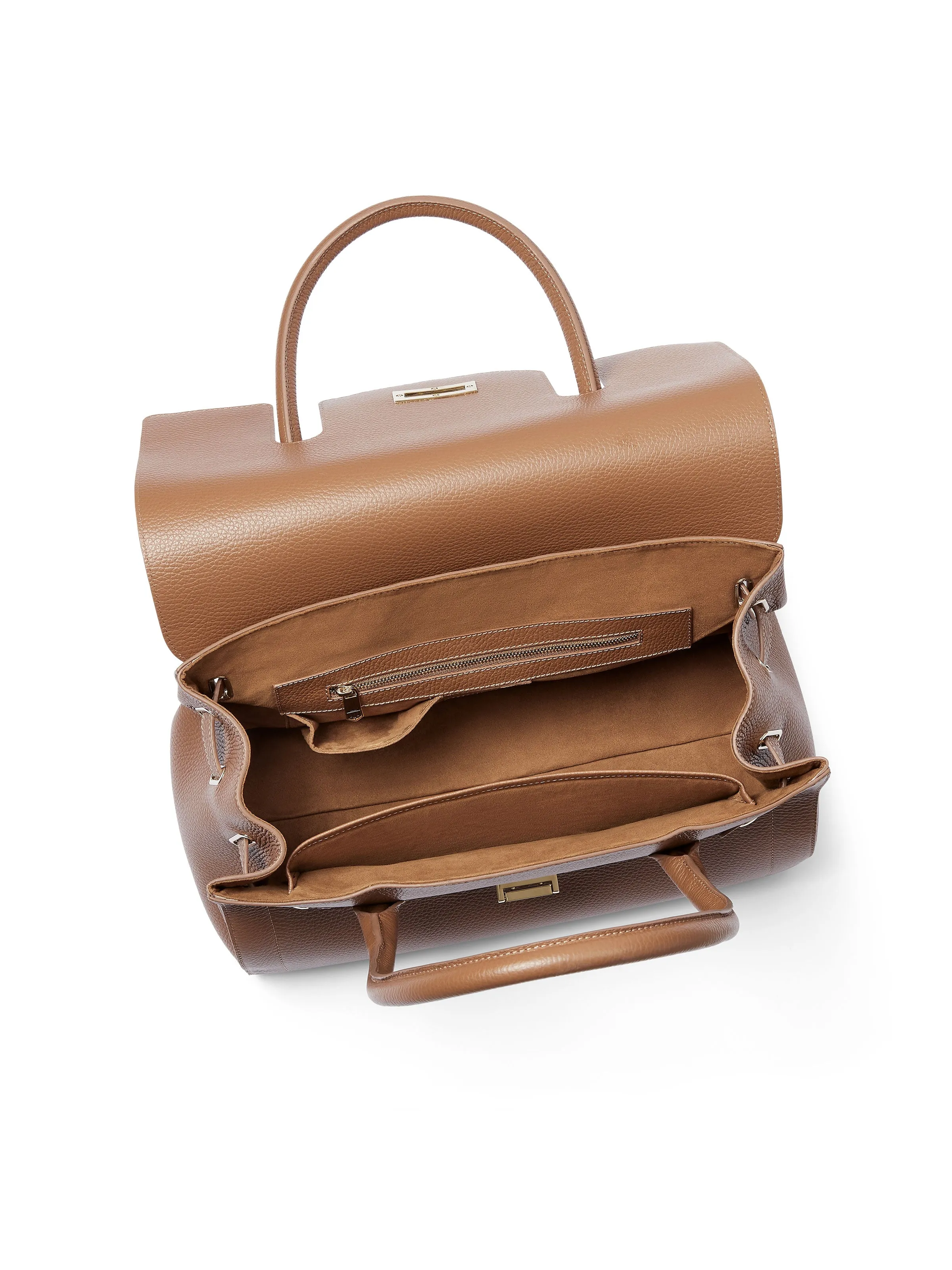 Loxley Shoulder Bag - Pebbled Tan Leather