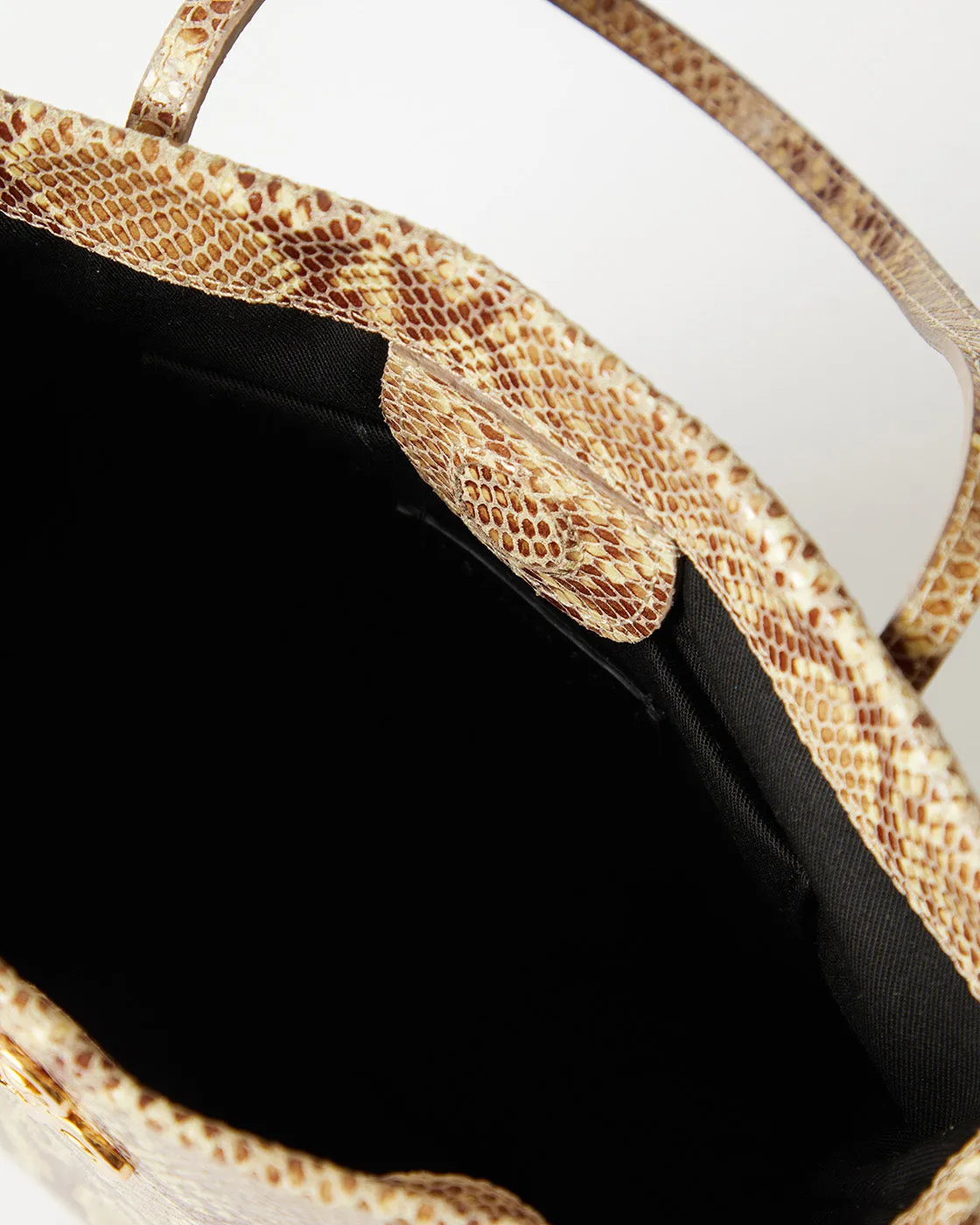 Lucy Bag Leather Print Snake