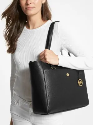 Maisie Large Pebbled Leather 3-in-1 Tote Bag | 56025