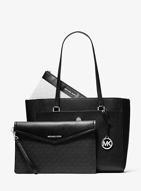 Maisie Large Pebbled Leather 3-in-1 Tote Bag