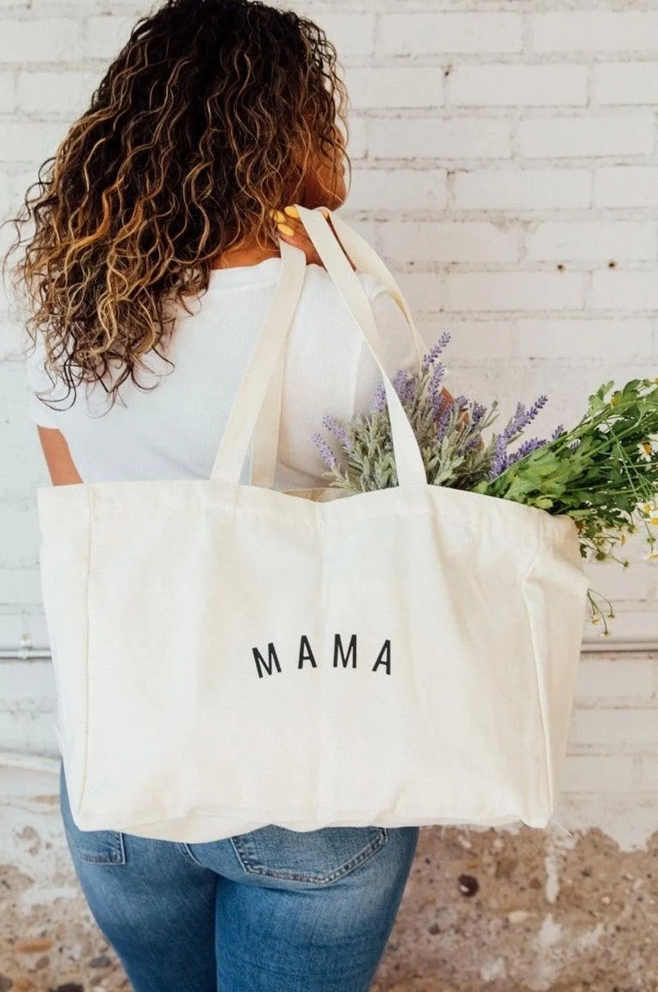 Mama Canvas Tote Bag