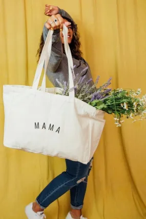 Mama Canvas Tote Bag