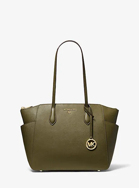 Marilyn Medium Saffiano Leather Tote Bag | 55752