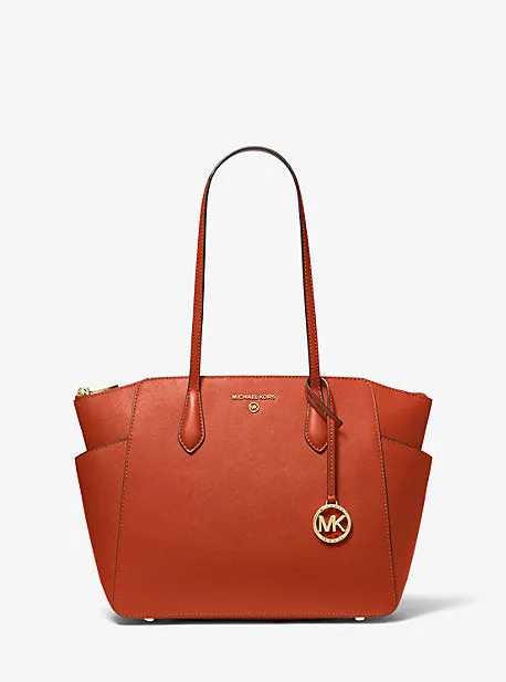 Marilyn Medium Saffiano Leather Tote Bag