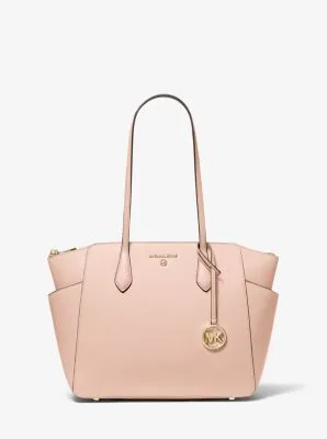 Marilyn Medium Saffiano Leather Tote Bag