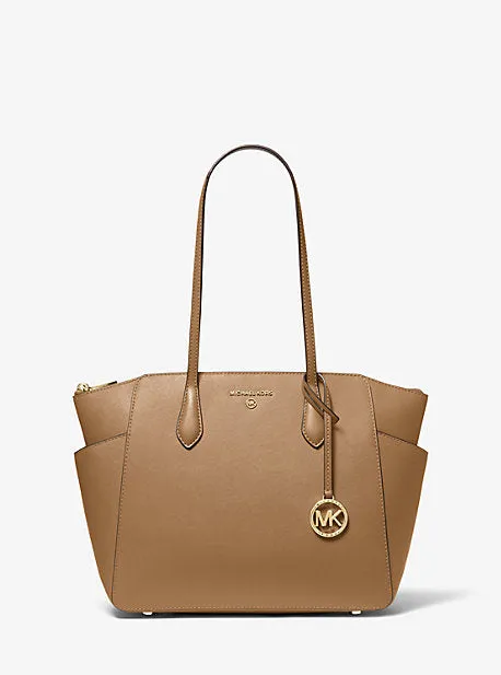 Marilyn Medium Saffiano Leather Tote Bag