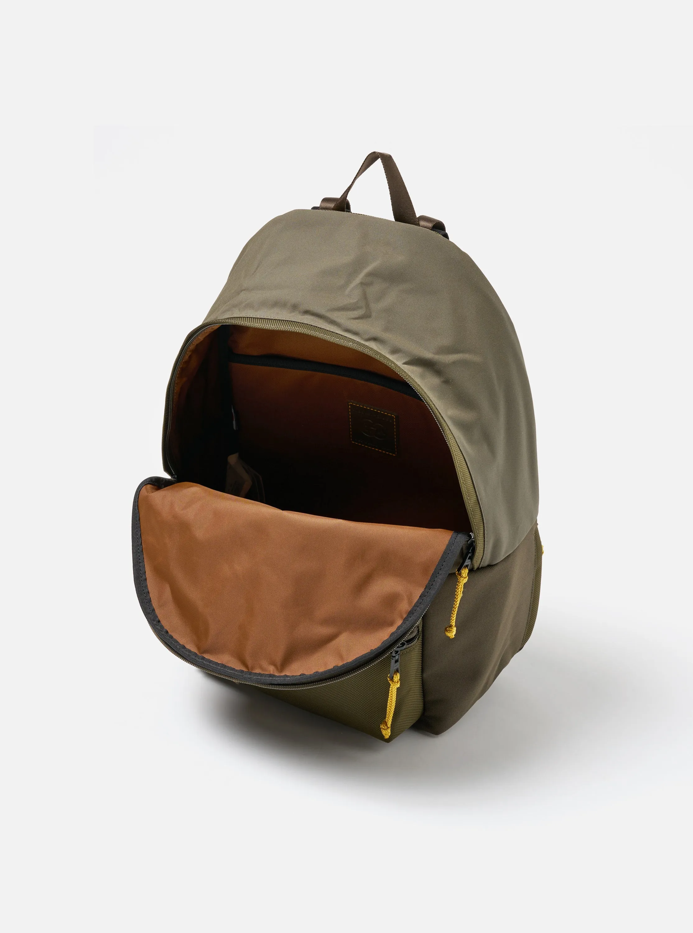 master-piece x Universal Works Backpack in Olive Recycled Tech Canvas