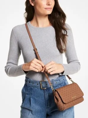 Medium Logo Convertible Crossbody Bag