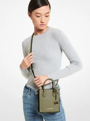 Mercer Extra-Small Pebbled Leather Crossbody Bag | 55846